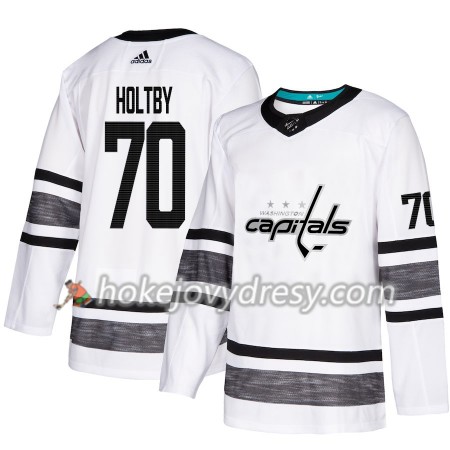 Pánské Hokejový Dres Washington Capitals Braden Holtby 70 Bílá 2019 NHL All-Star Adidas Authentic